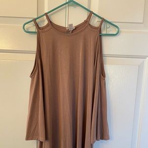 Peekaboo shoulder dress